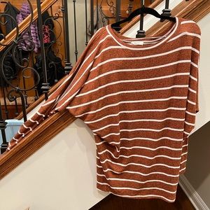 SOLD Heimous Gathered Bottom Tunic Sweater Size L